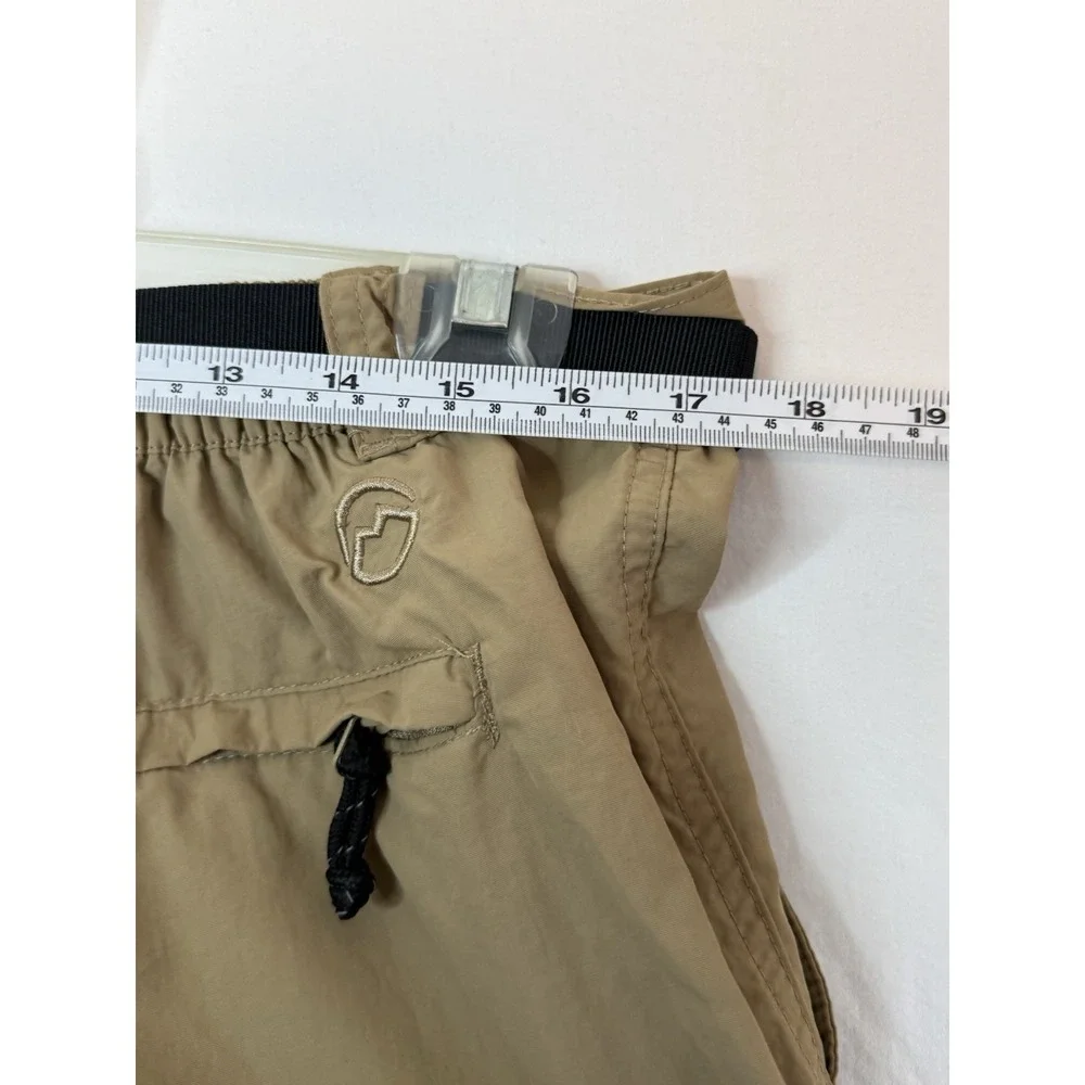 Magellan Outdoors Fish Gear Men's Zip-Off Cargo Pants Water Repellent Size L Tan